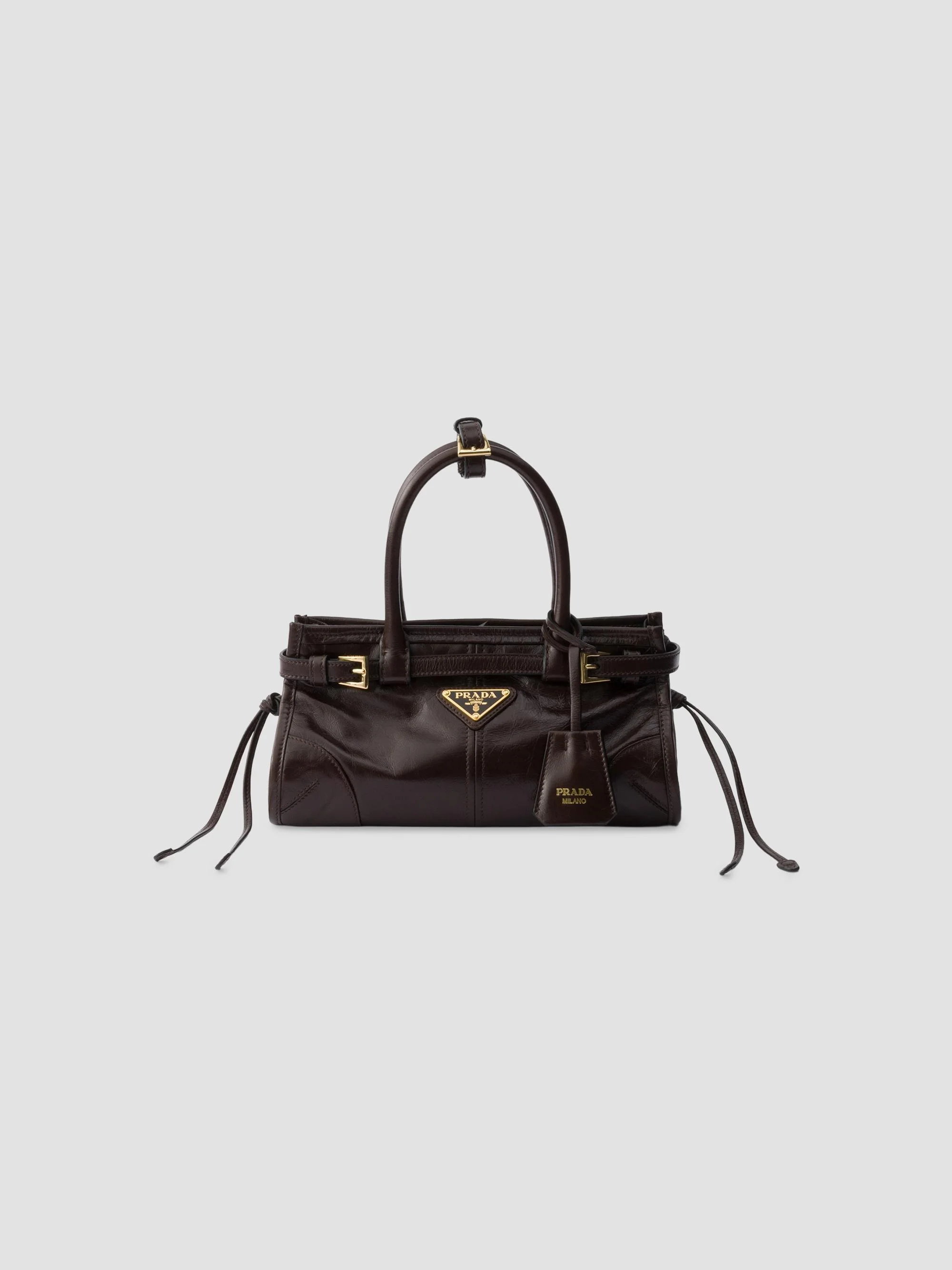 Women's Bonnie Leather Top Handle Bag - Brown - 1