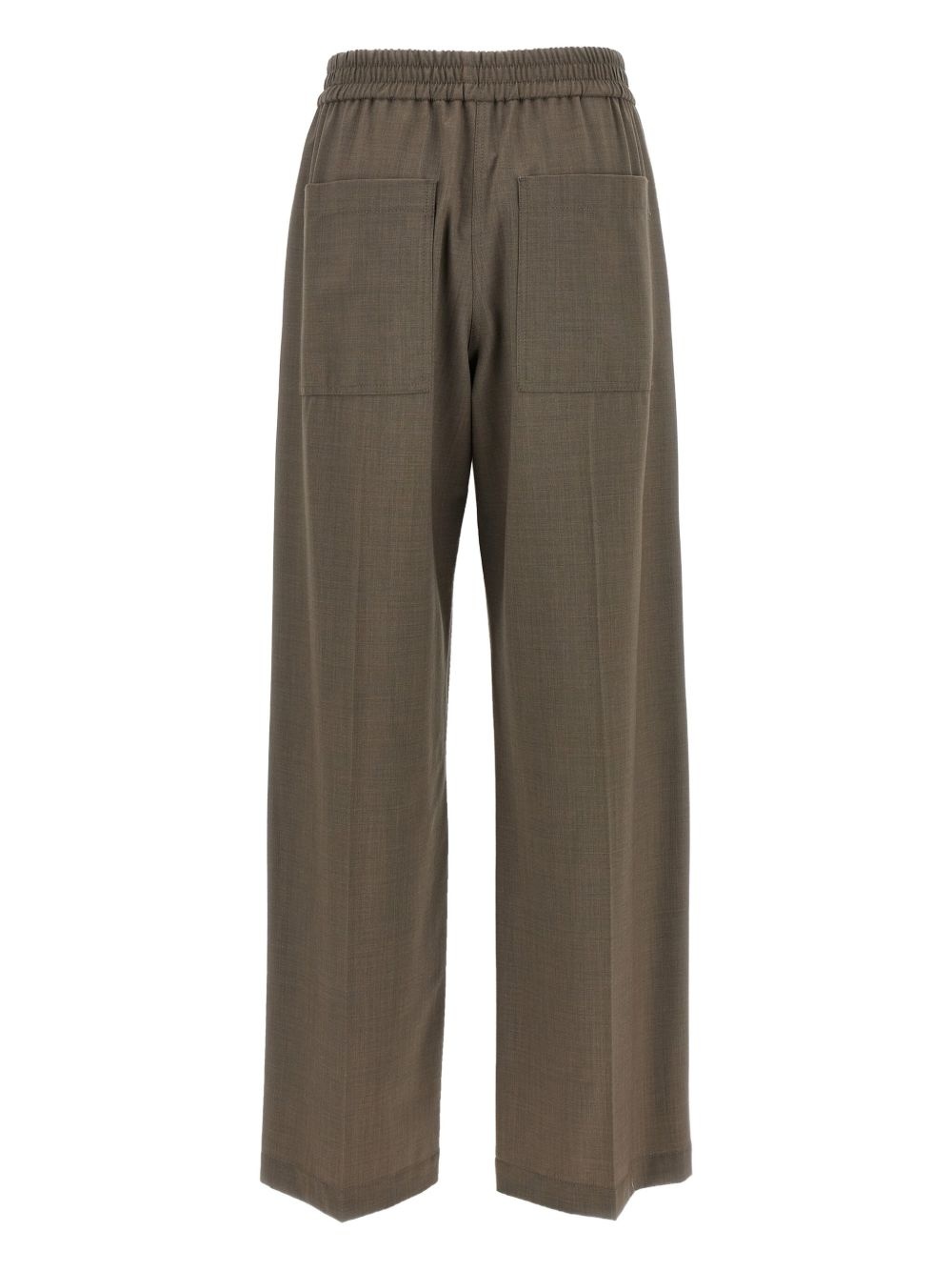 elastic-waistband trousers - 2