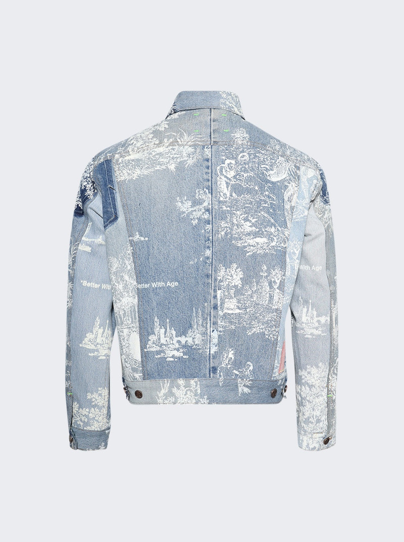 *Better With Age Teresa Reconstructed Denim Trucker Jacket outlook