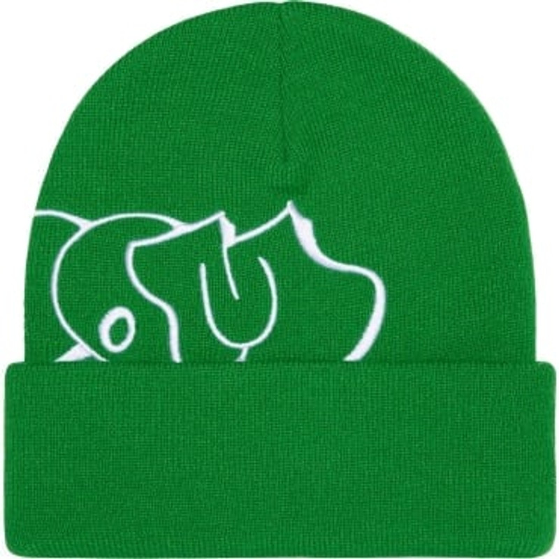 Supreme Supreme MF Doom Beanie 'Green White' SUP-FW23-2312 outlook