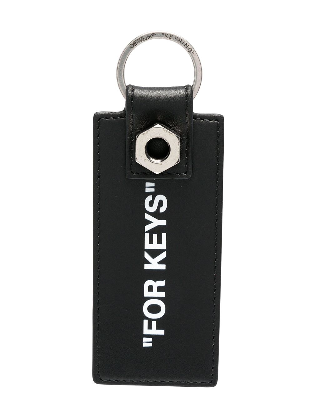 Quote logo-print keyring - 1