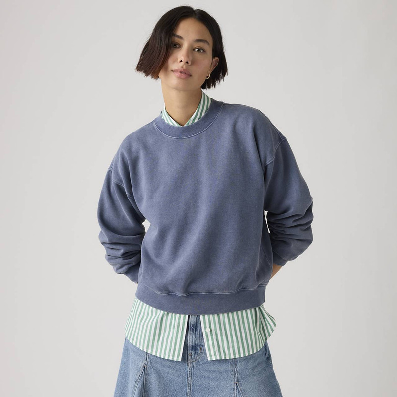 VINTAGE GARMENT DYE BOXY SWEATSHIRT 1