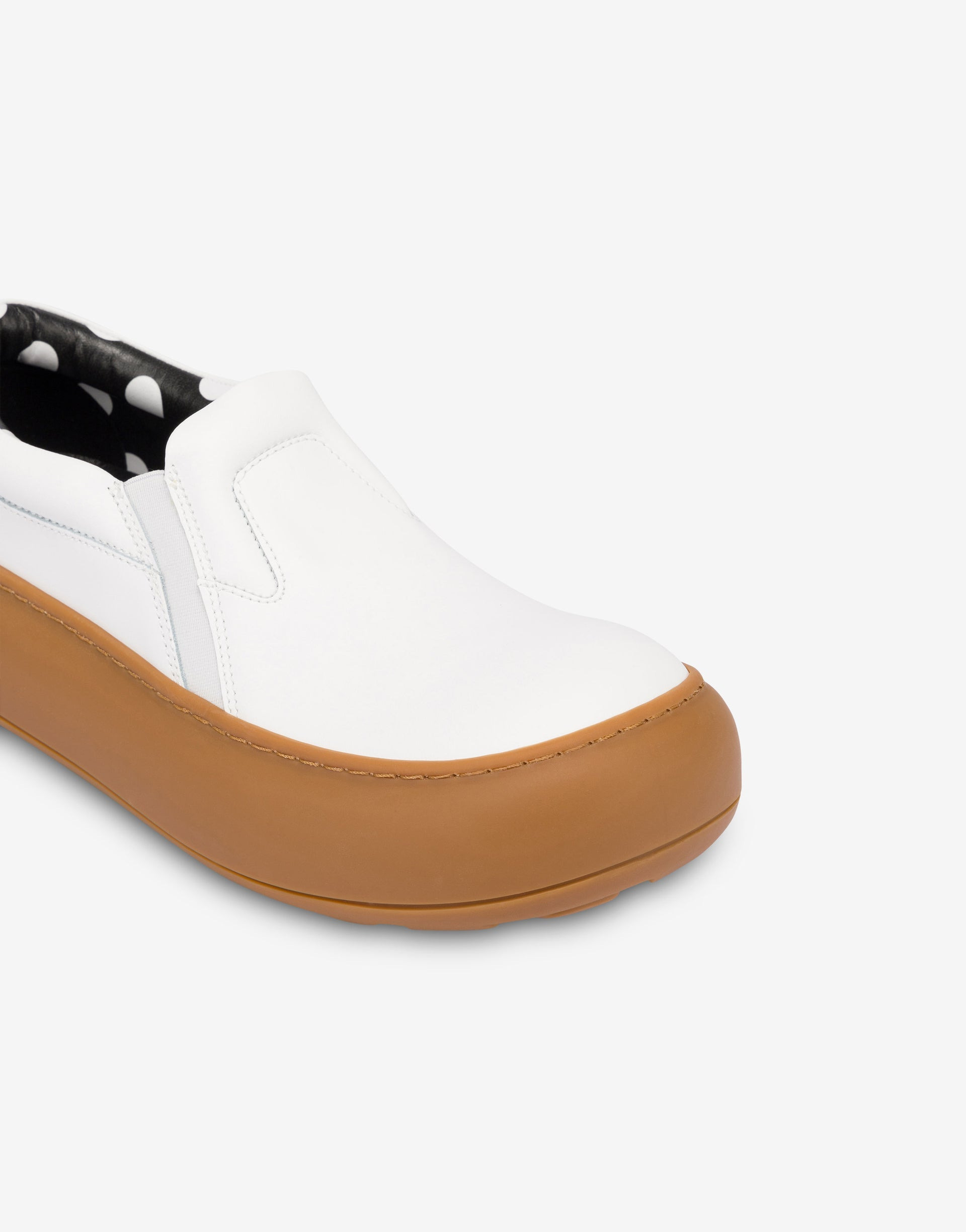 CALFSKIN SLIP-ON TRAINERS - 3