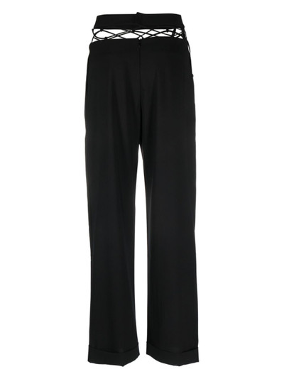 NENSI DOJAKA cut-out wool trousers outlook