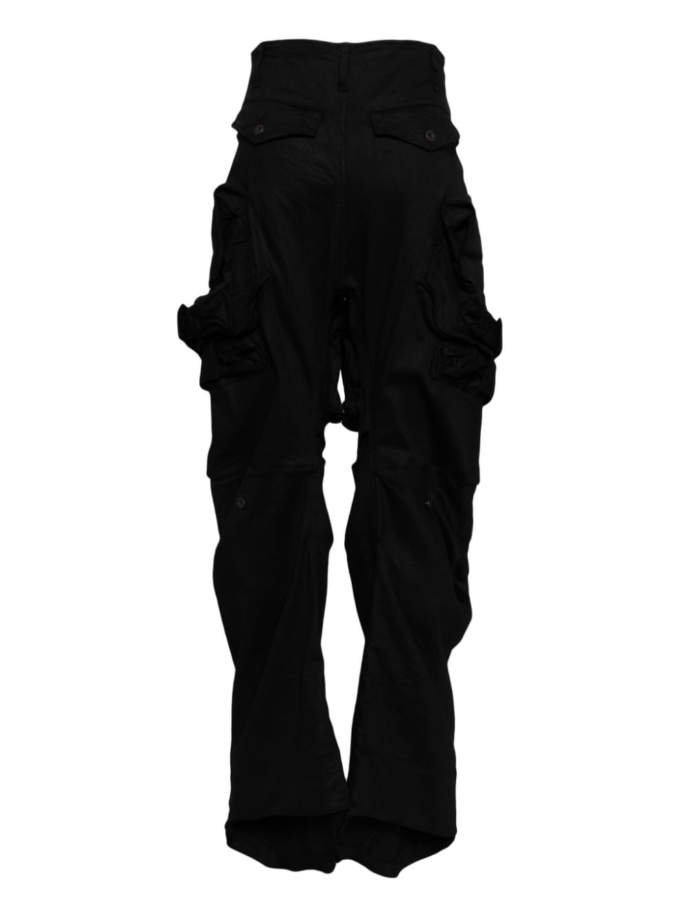 cargo cotton blend trousers - 2