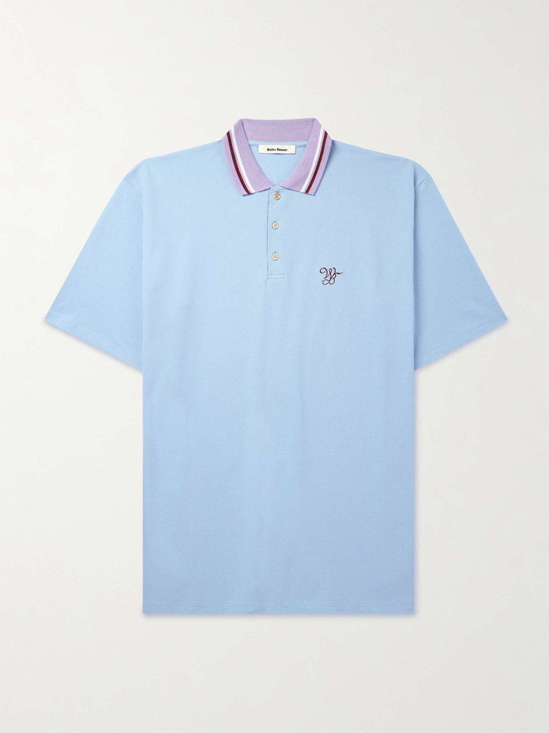 Logo-Embroidered Organic Cotton-Piqué Polo Shirt 1