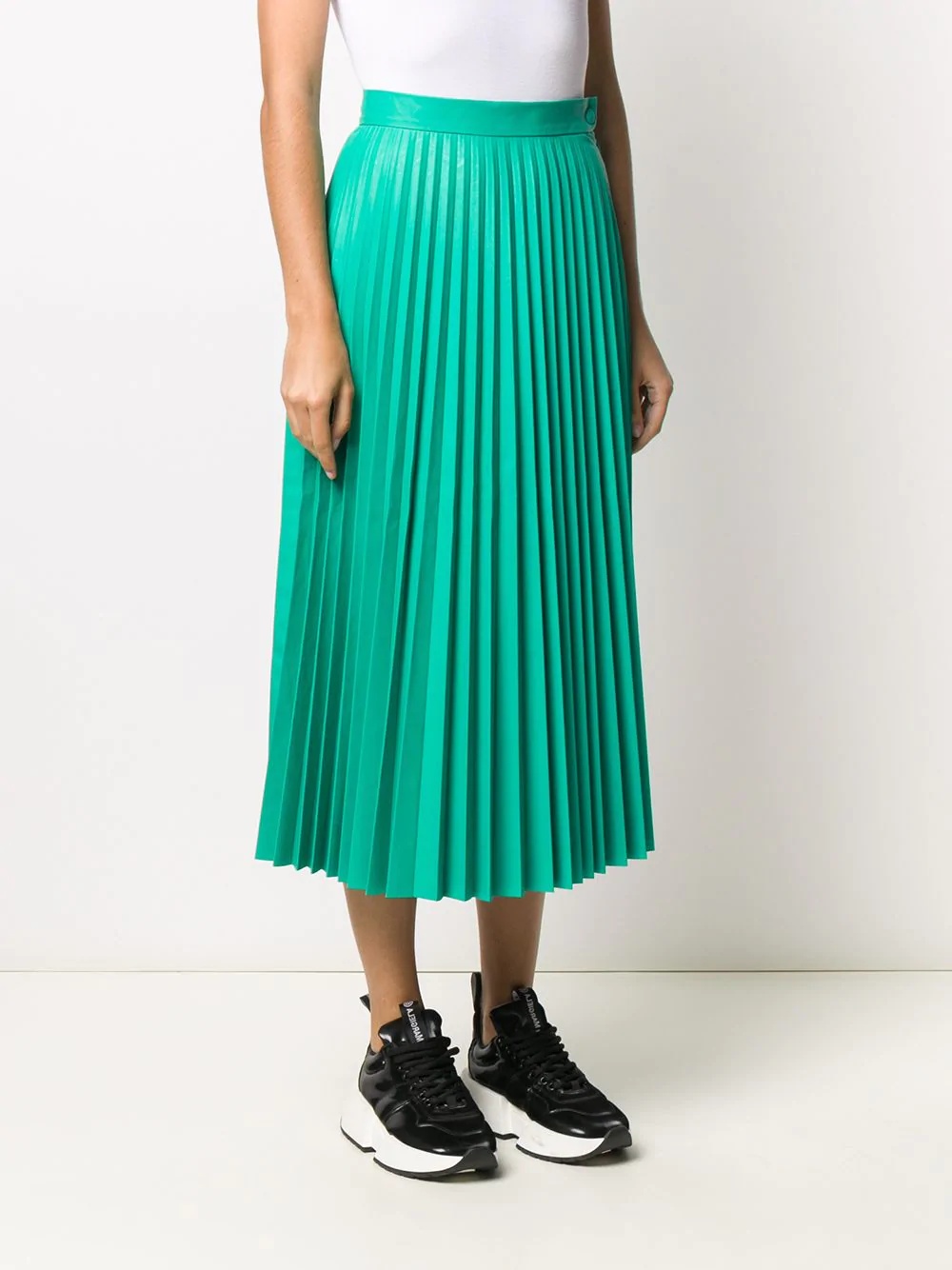 pleated midi skirt - 3