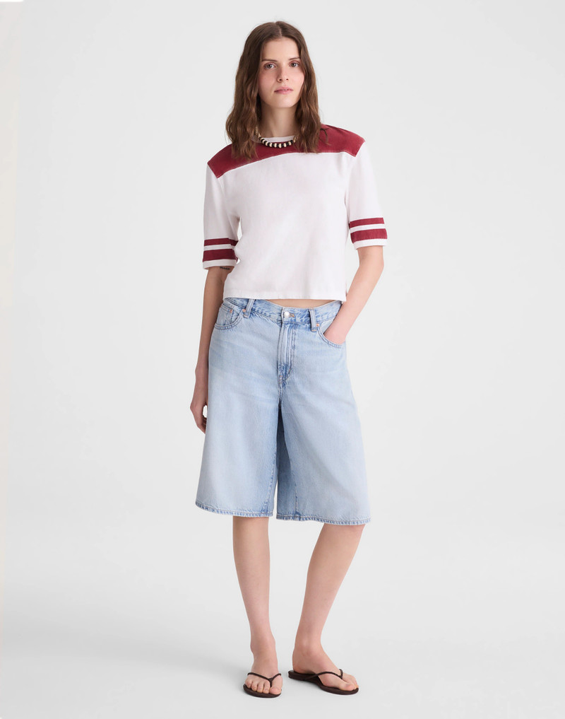 The Relaxed Varsity Tee in Vintage Jersey 3
