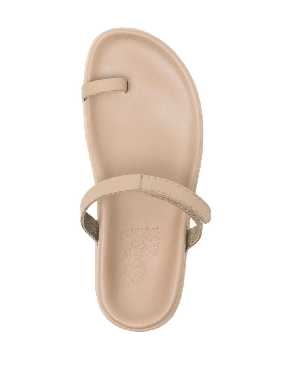 leather ring flip flops - 4