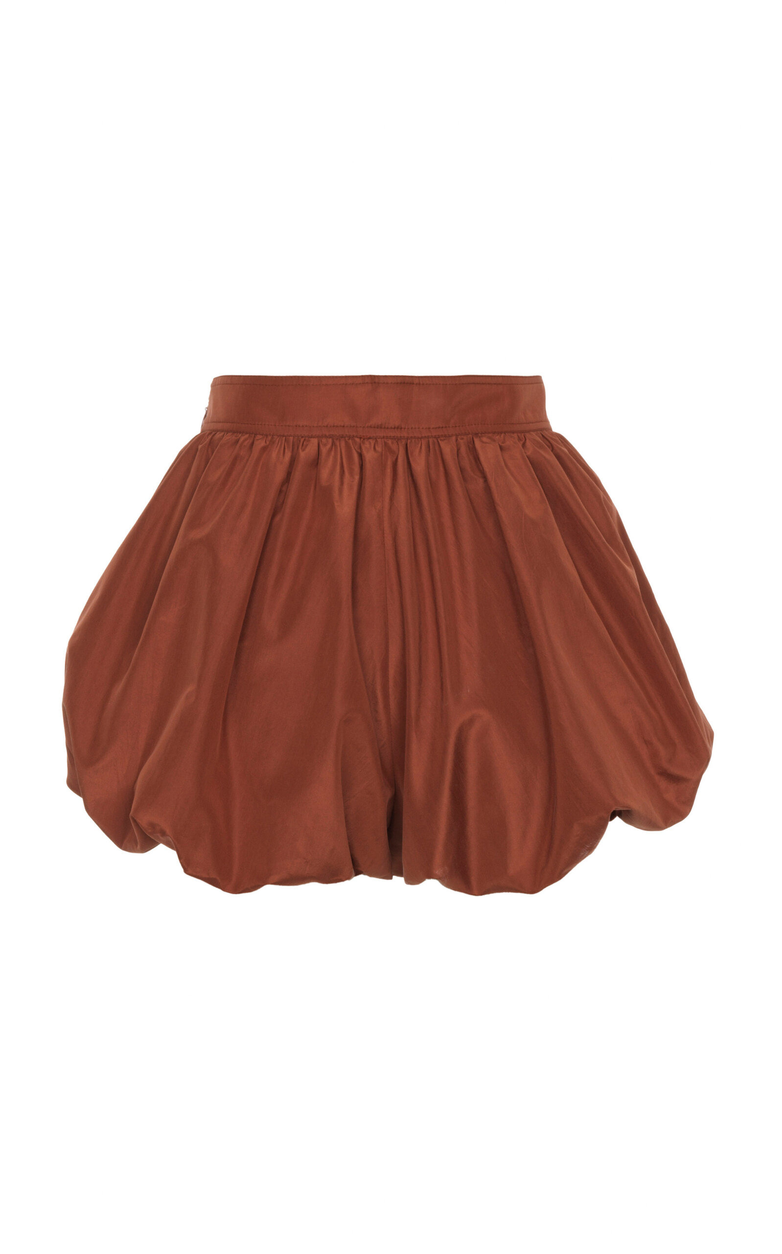 Silk Taffeta Bloomer Shorts brown - 5