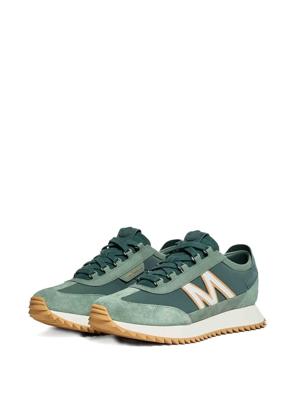 suede-panelled sneakers - 2