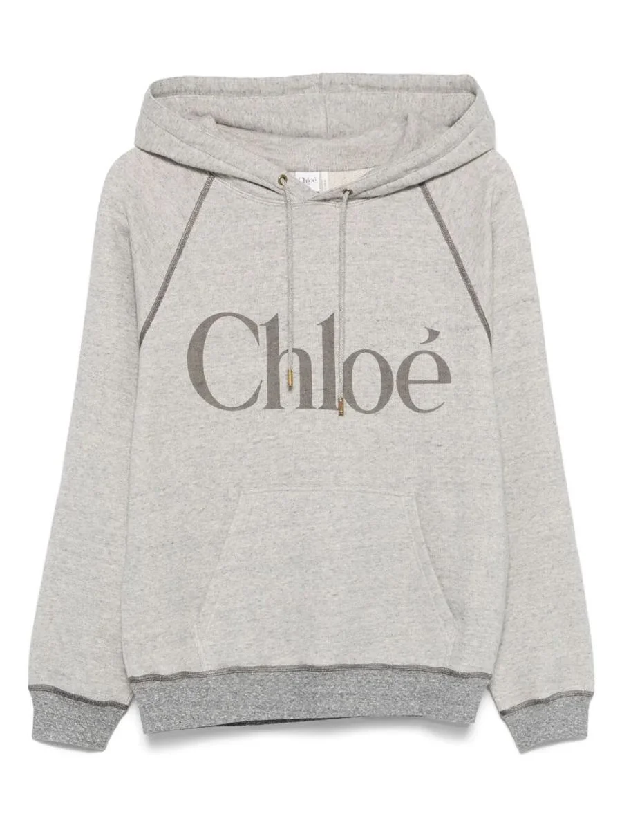 Chloé Logo Classic Hoodie Clothing - 1