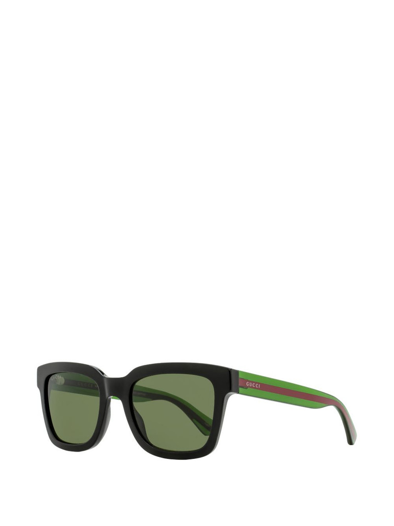 GUCCI 0001 rectangular-frame sunglasses outlook