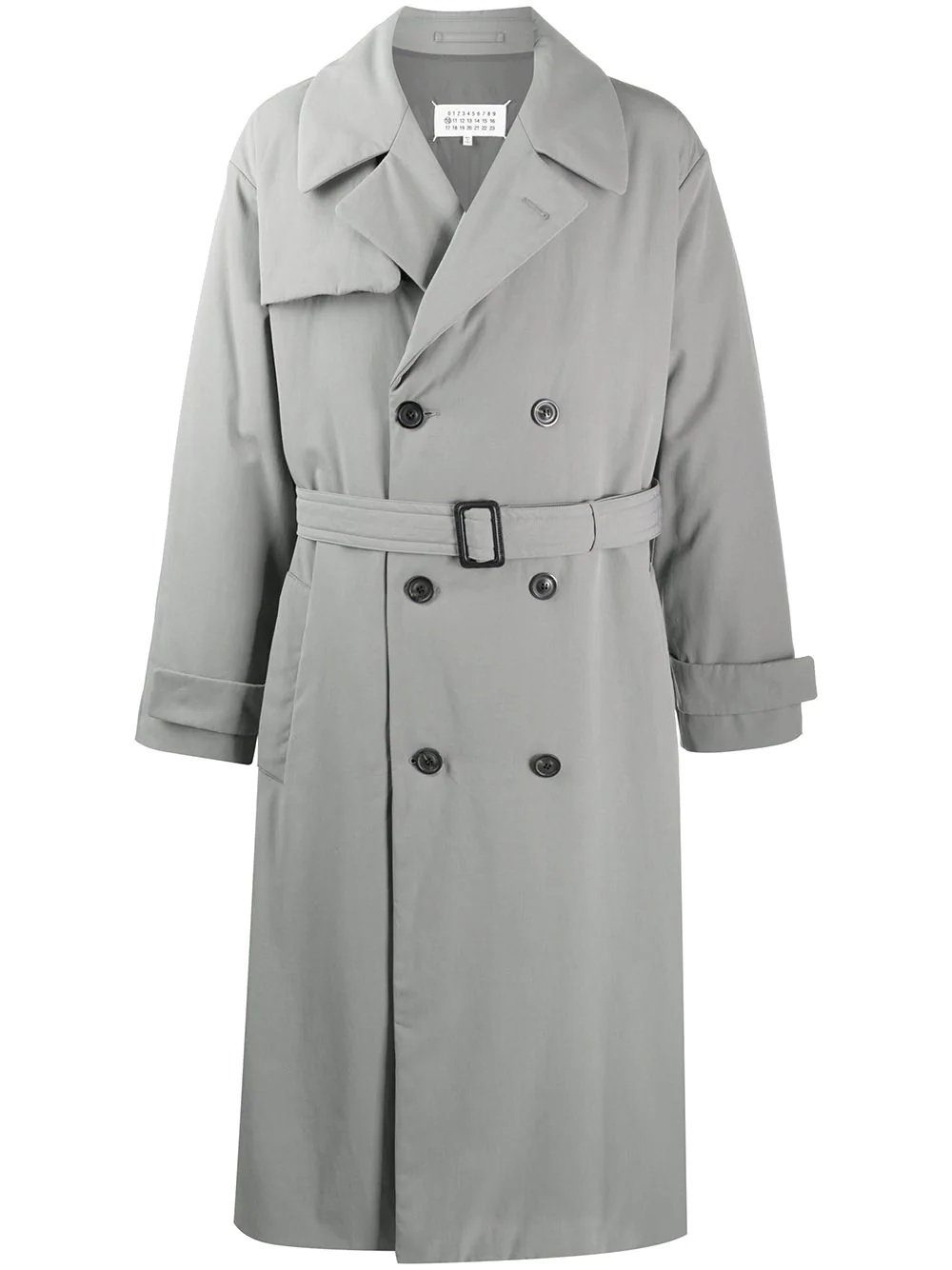 padded trench coat - 1