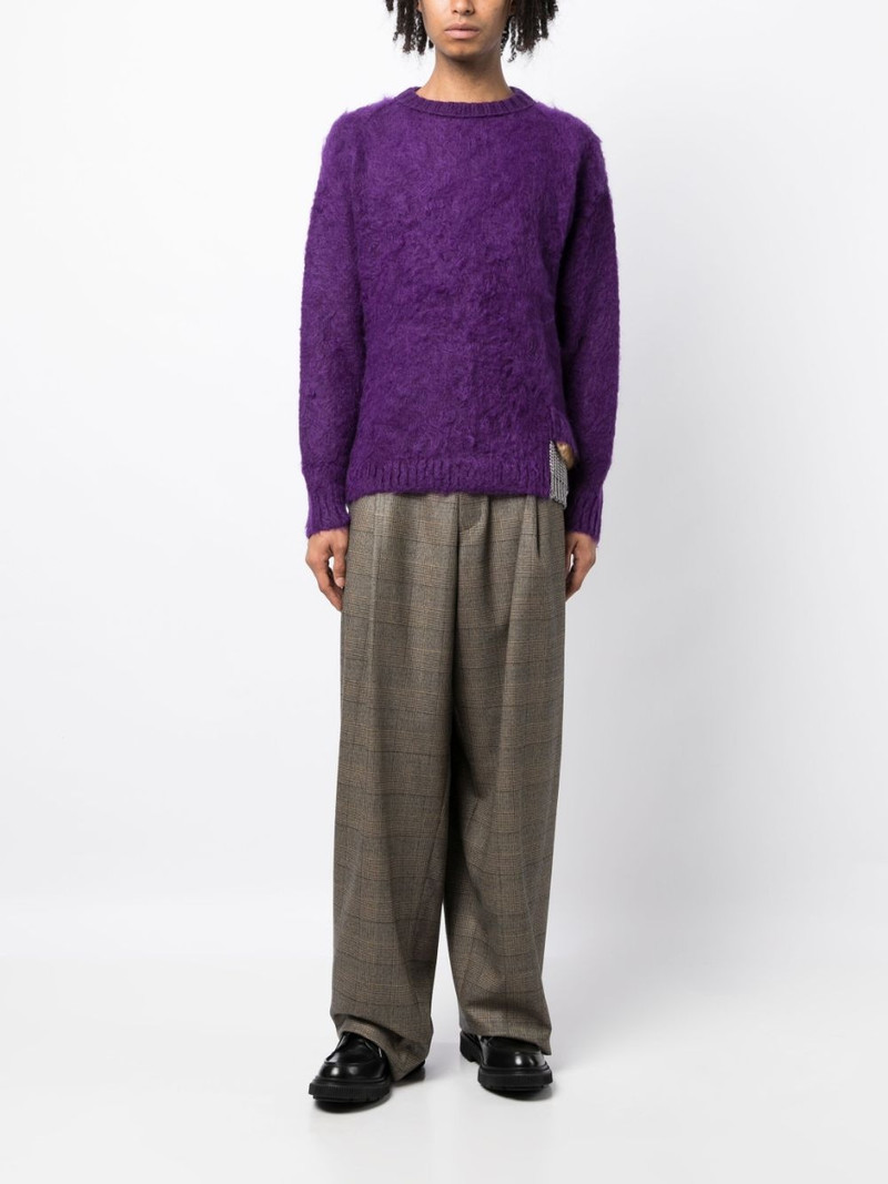 Kolor plaid tailored trousers outlook