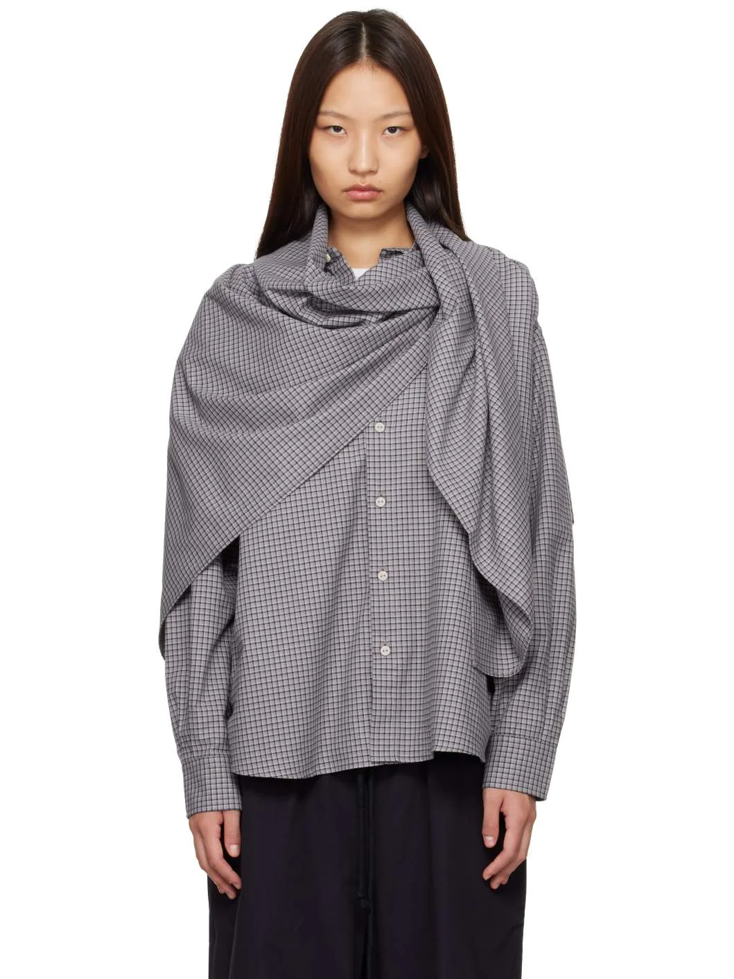 Gray Snell Scarf - 1