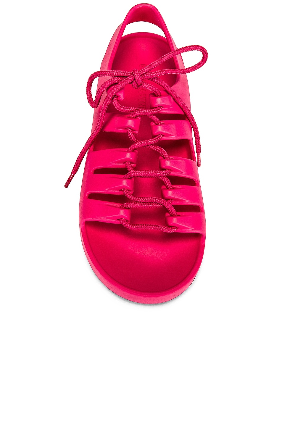 Jelly Lace Up Sandals - 4