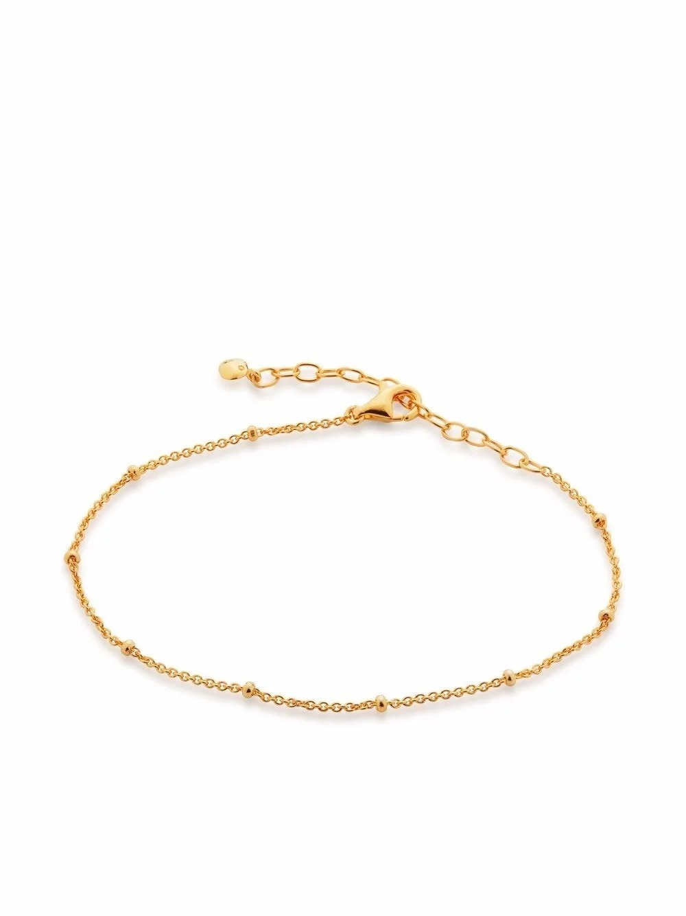 fine beaded chain bracelet - 1