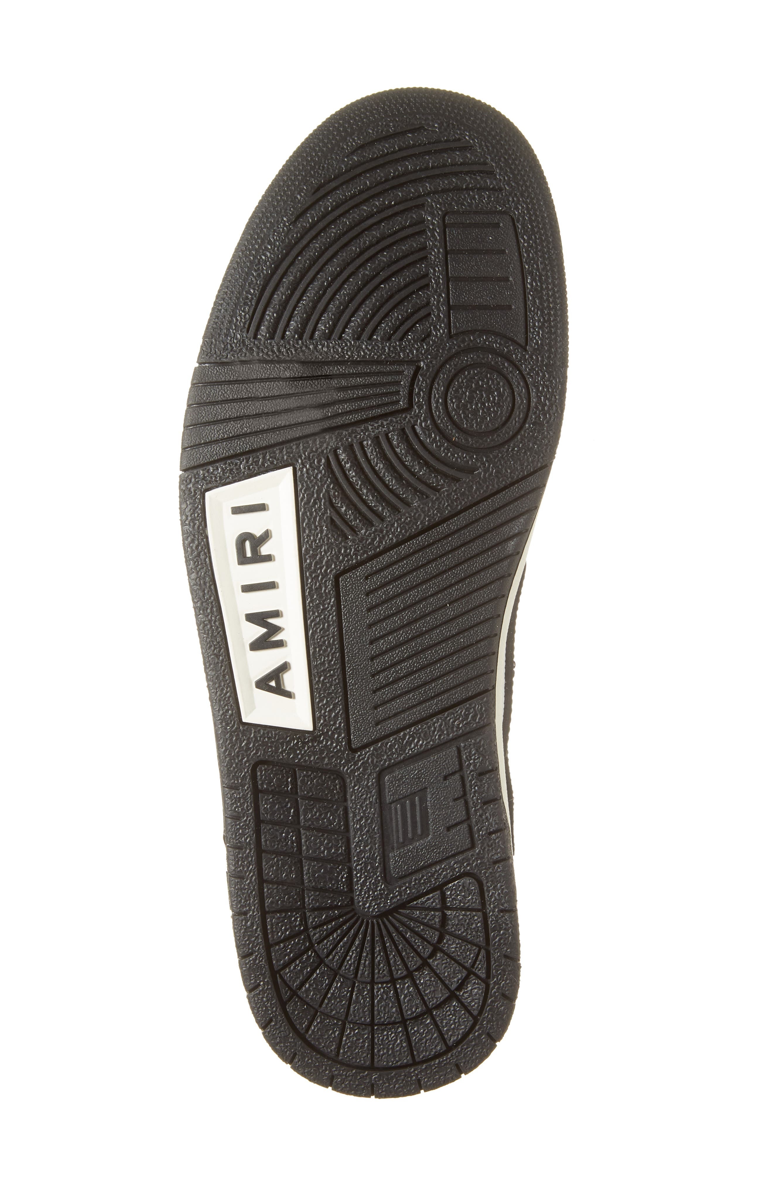 AMIRI Skel Low Top Sneaker in Black White at Nordstrom - 6