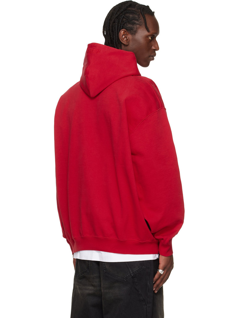 Red 'Pornstar' Hoodie 3