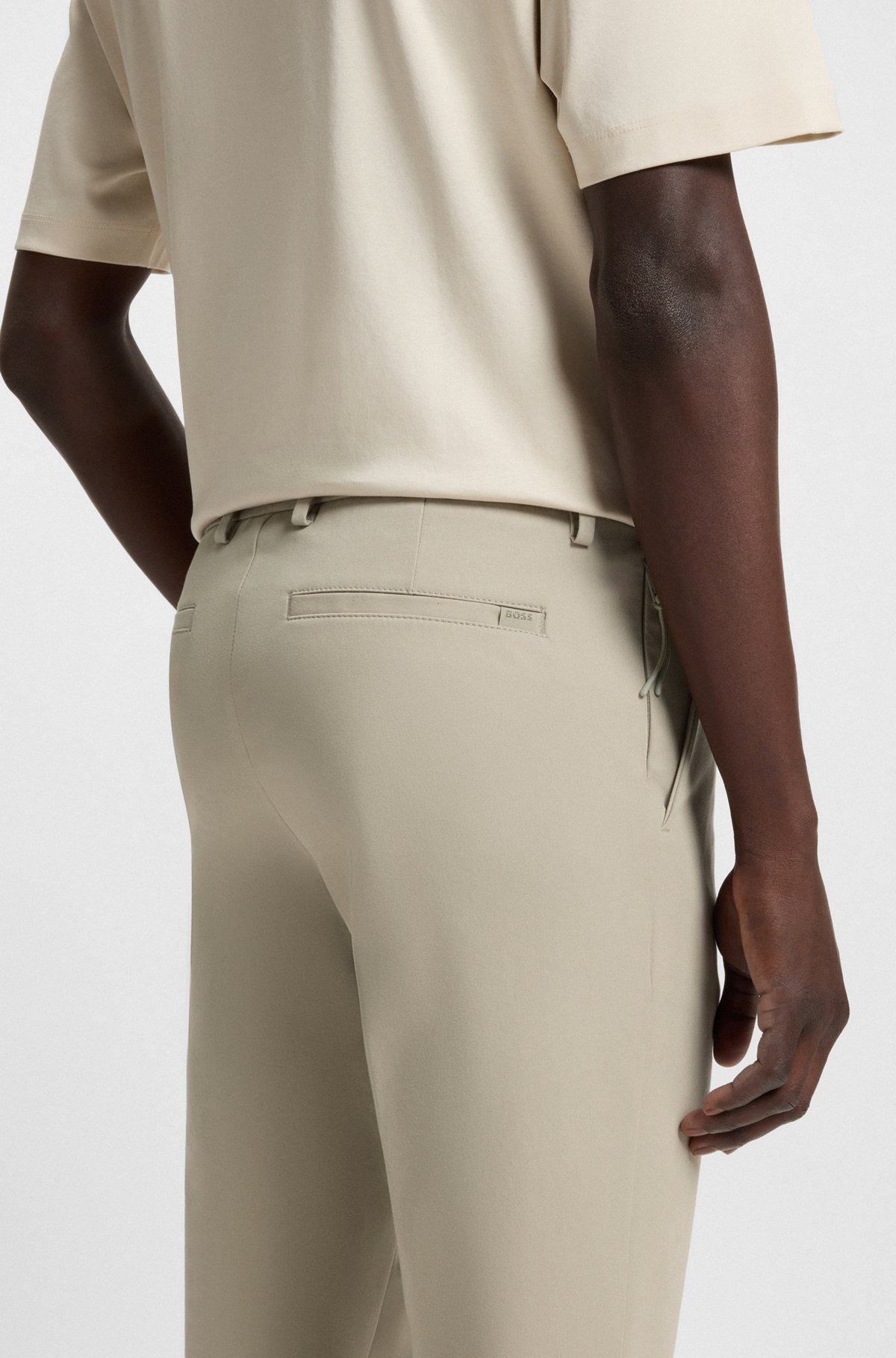 SLIM-FIT PANTS IN COTTON - 5