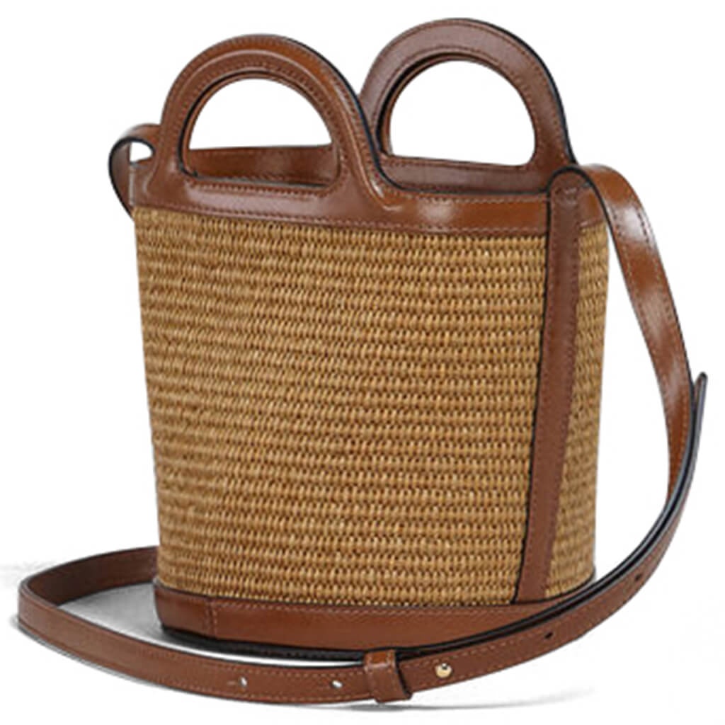 TROPICALIA SMALL BUCKET BAG - RAW SIENNA - 2