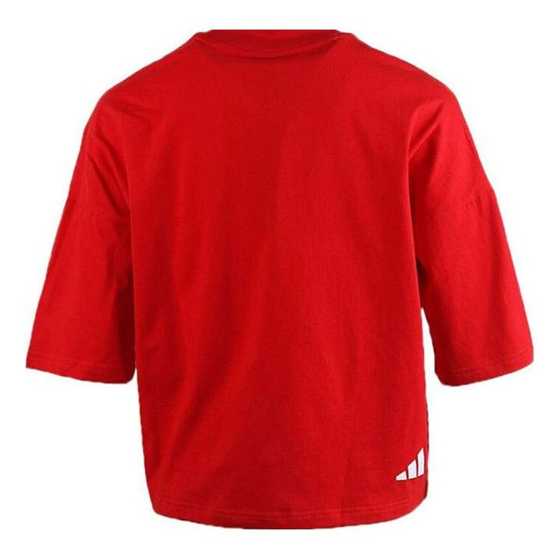 adidas (WMNS) adidas Graphic T-Shirt 'Red Yellow' FT2860 outlook