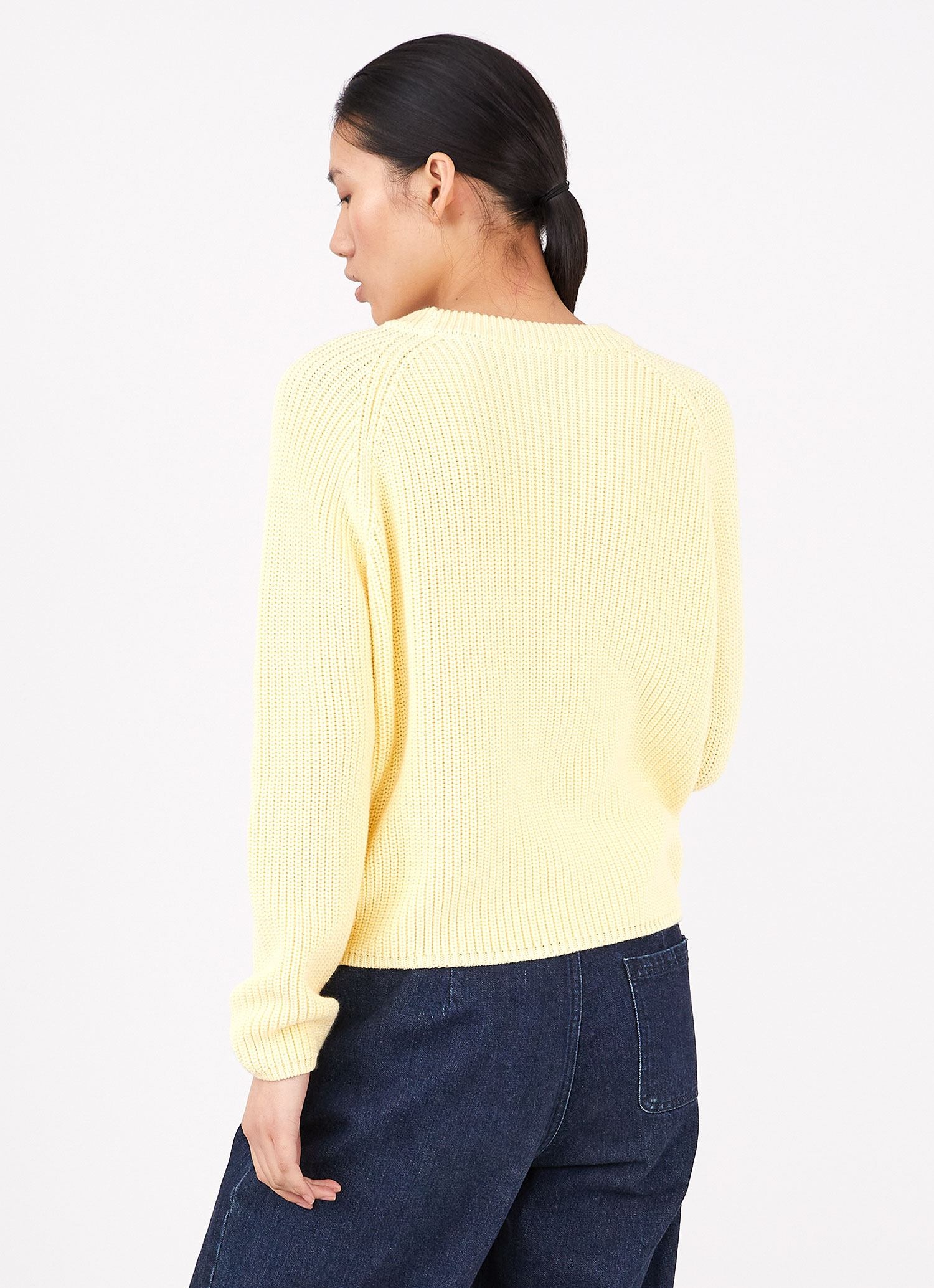 Cotton Boxy Crew Neck Jumper - 4