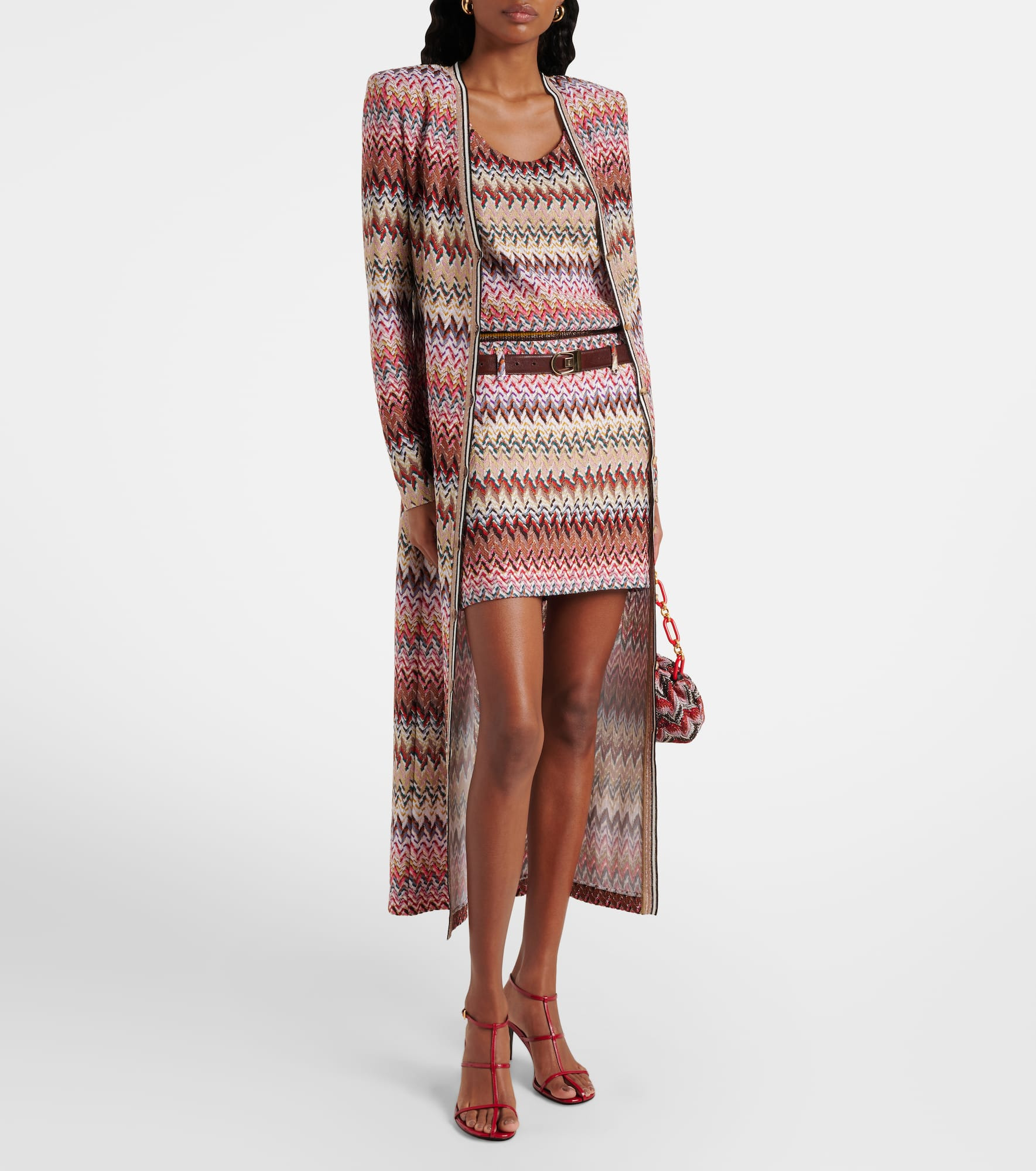 Zigzag lamé top - 2