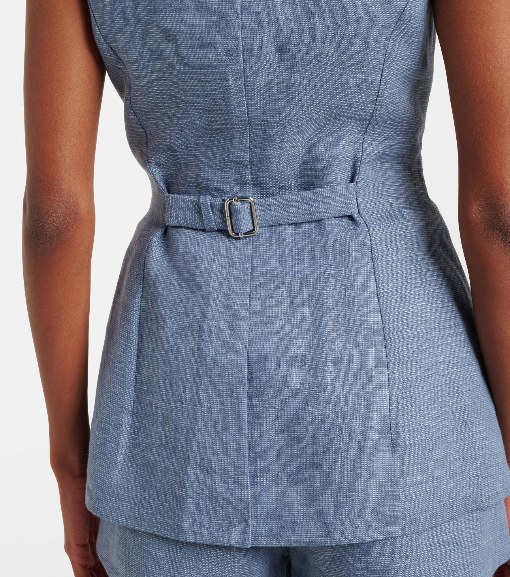 Thea linen vest - 5