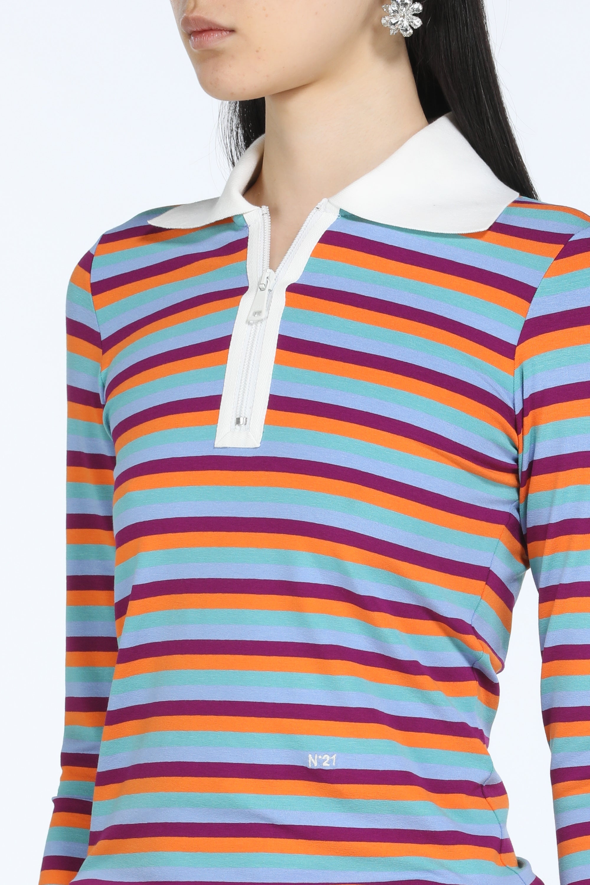 STRIPED POLO T-SHIRT - 5