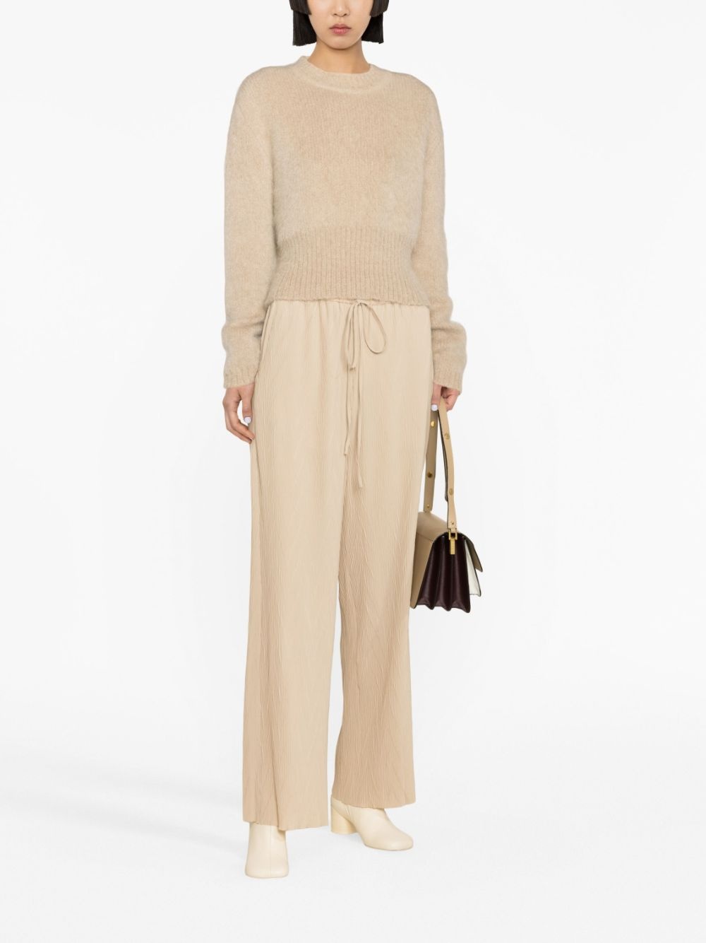 Naptune straight-leg plissÃ© trousers - 2