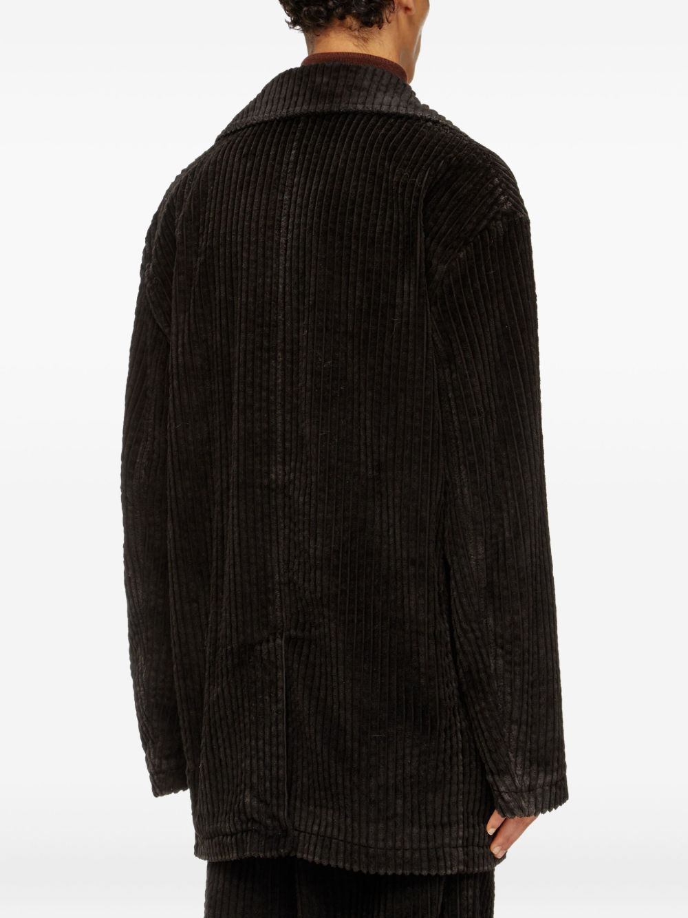 Otis corduroy double-breasted coat - 4
