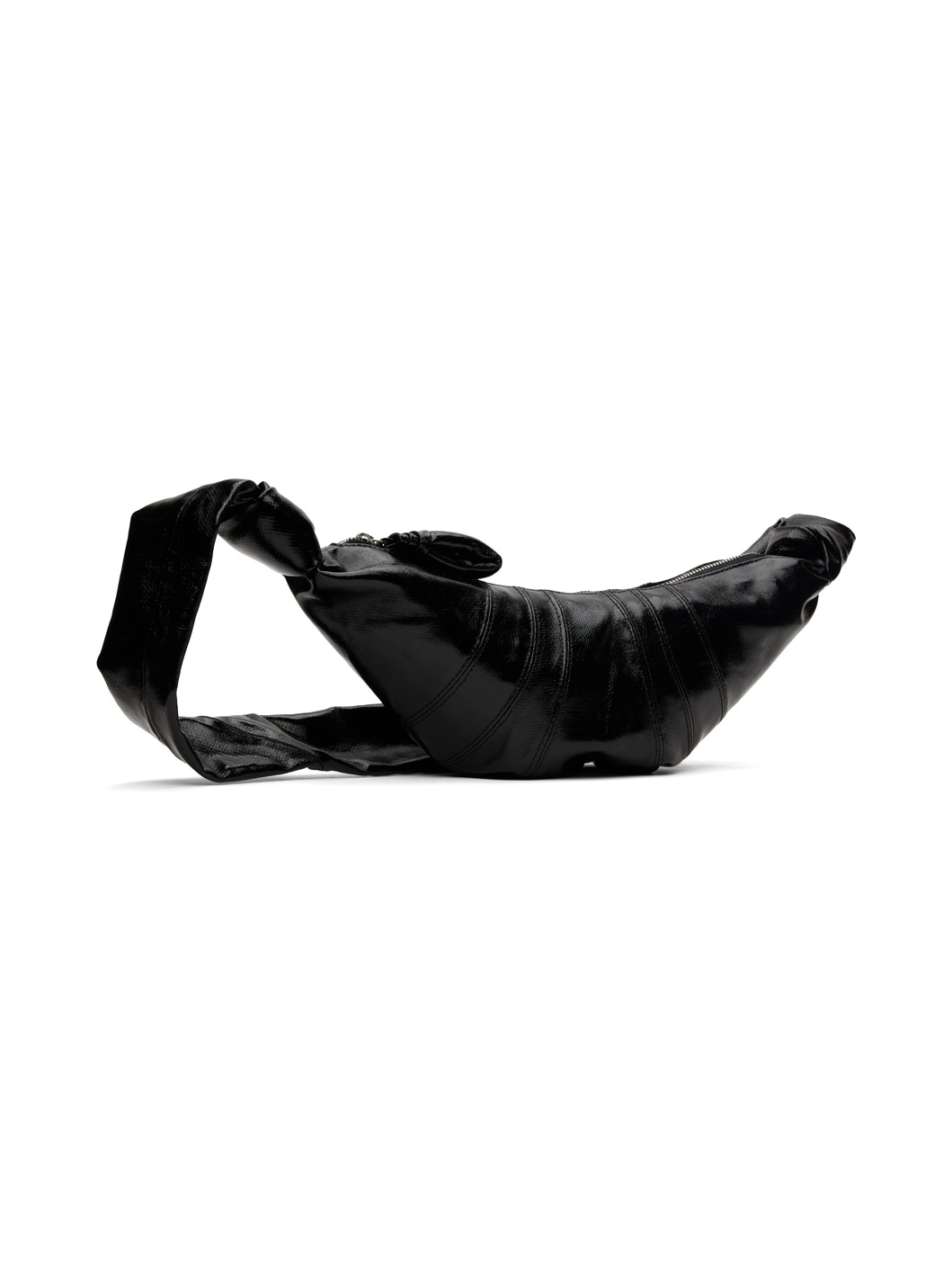 Black Small Croissant Bag - 2