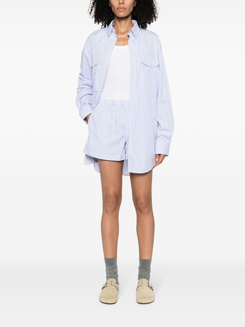 WARDROBE.NYC striped cotton shirtdress outlook