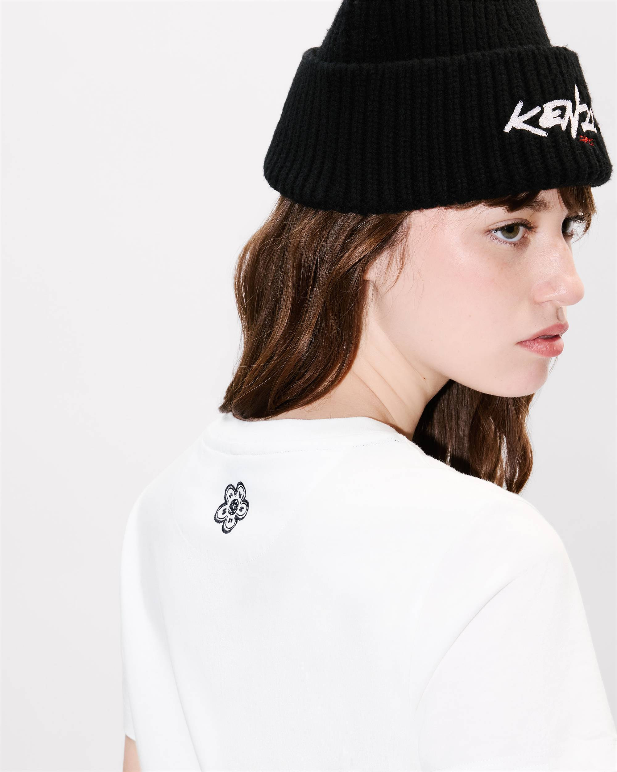'Kenzo x Futura 2000' embroidered T-shirt in cotton - 7
