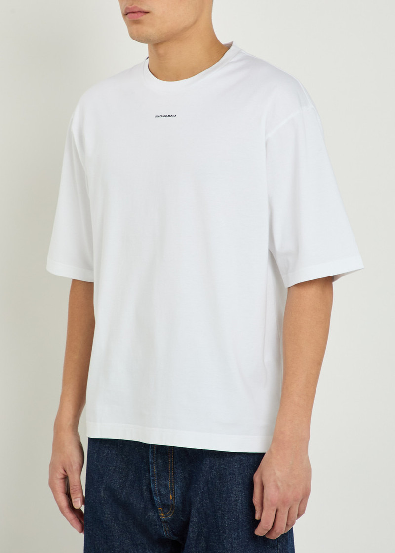 Dolce & Gabbana Dolce & Gabbana Logo-appliquéd Cotton T-shirt outlook