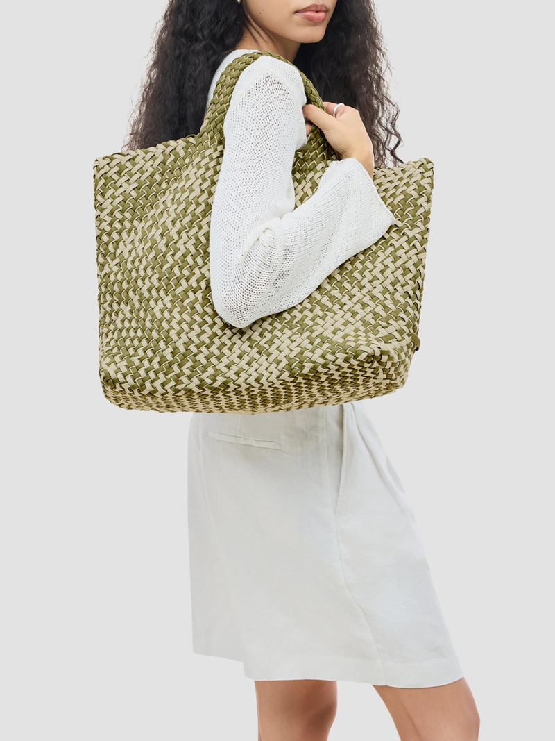 Women's St. Barths Large Double Weave Tote Bag - Oletta 3