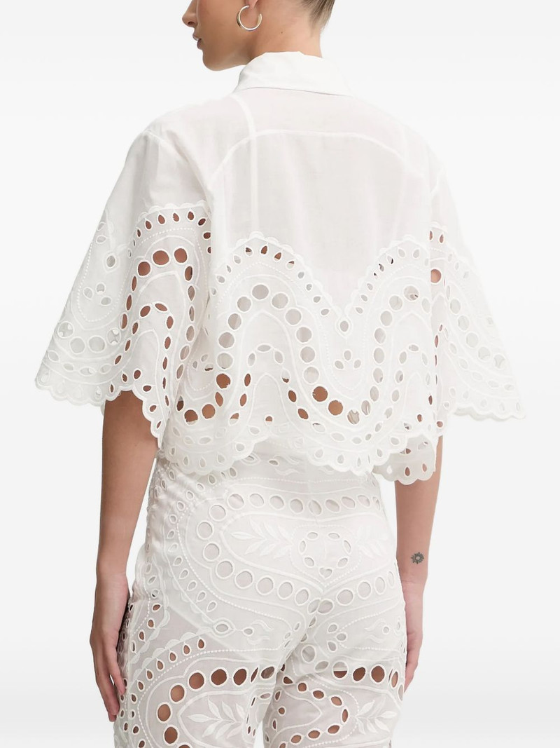 Storm scallop-trim eyelet blouse 3