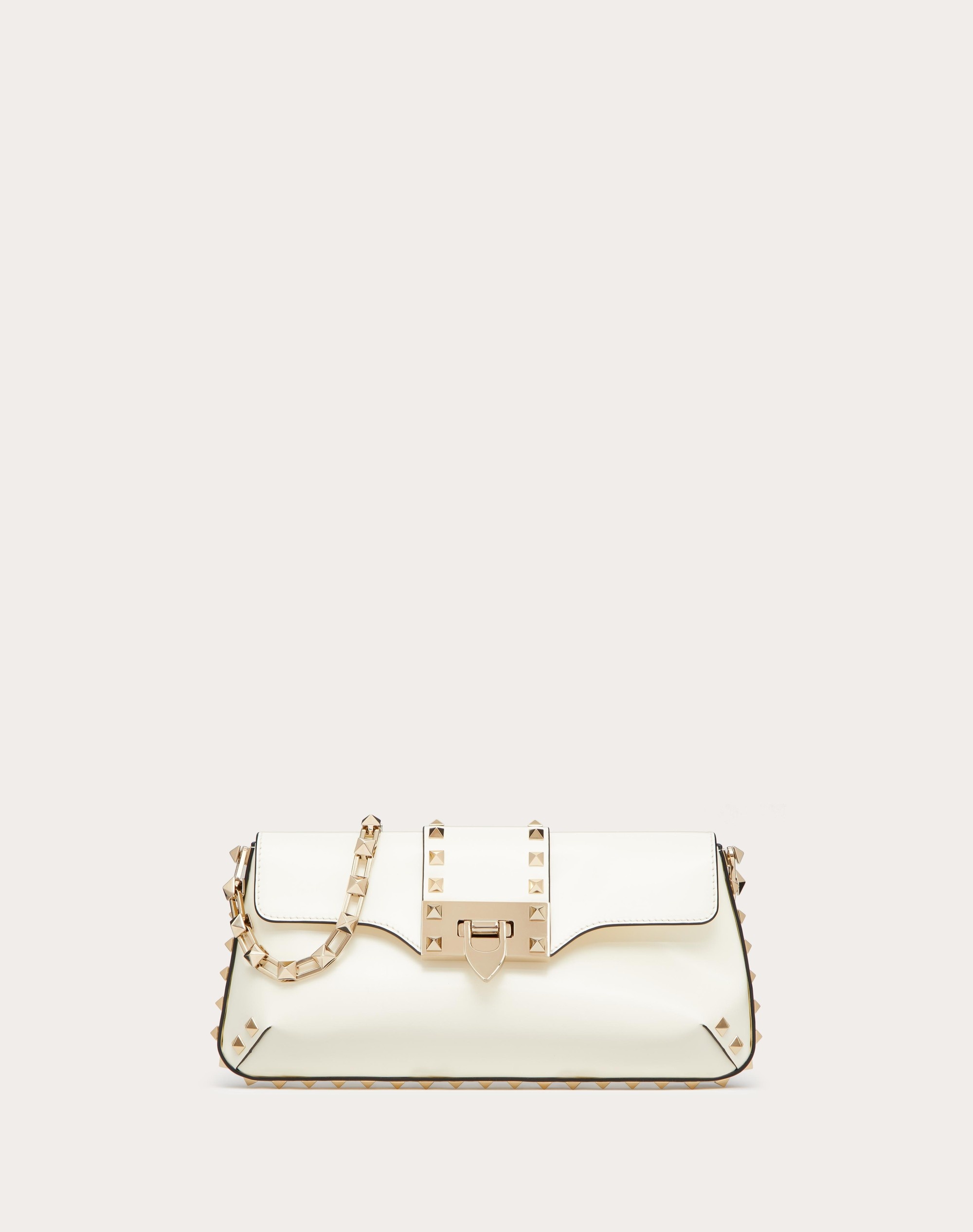 ROCKSTUD BRUSHED CALFSKIN SHOULDER BAG - 1