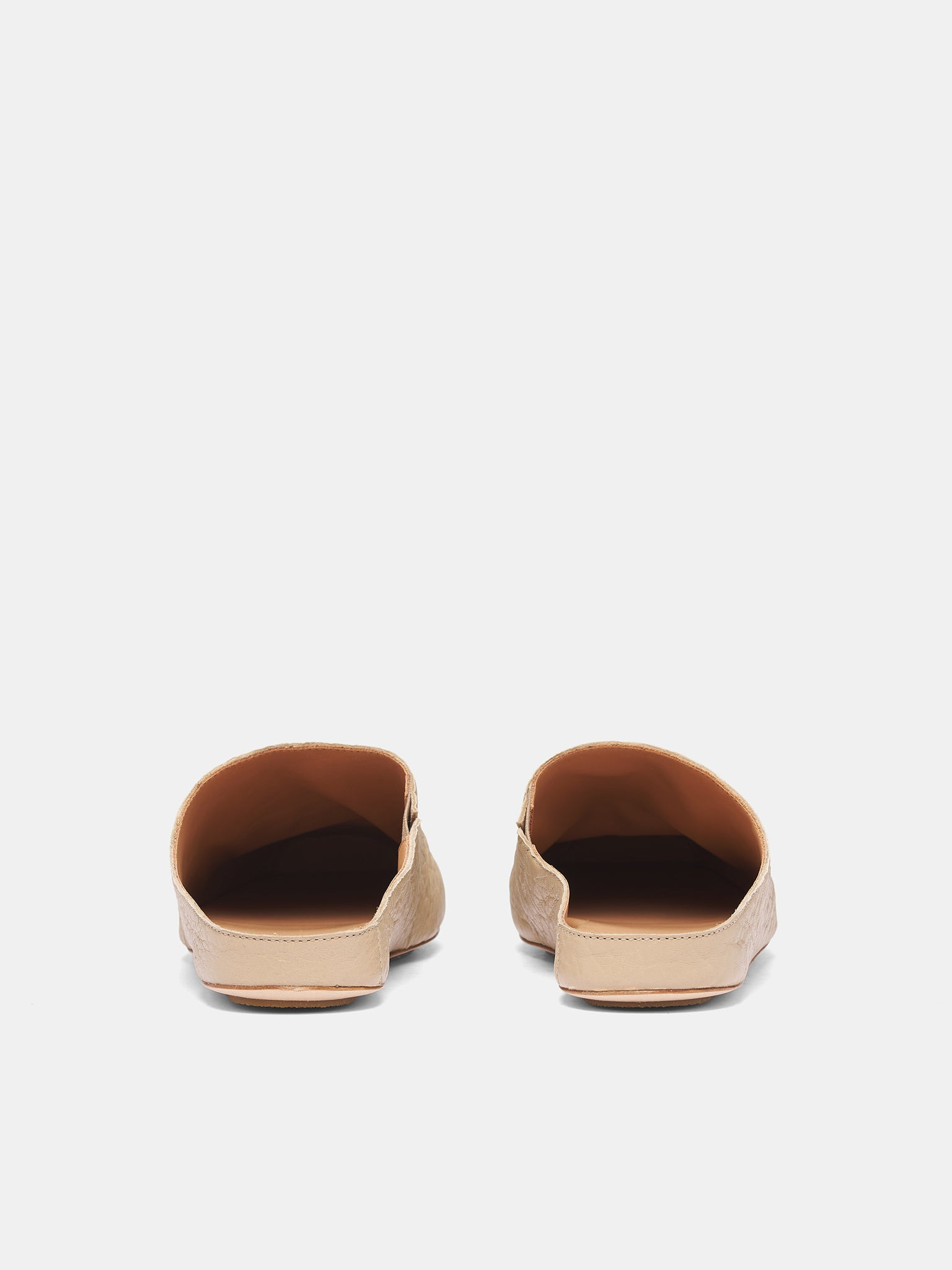 Off-White Leather Ballet Slippers - 4