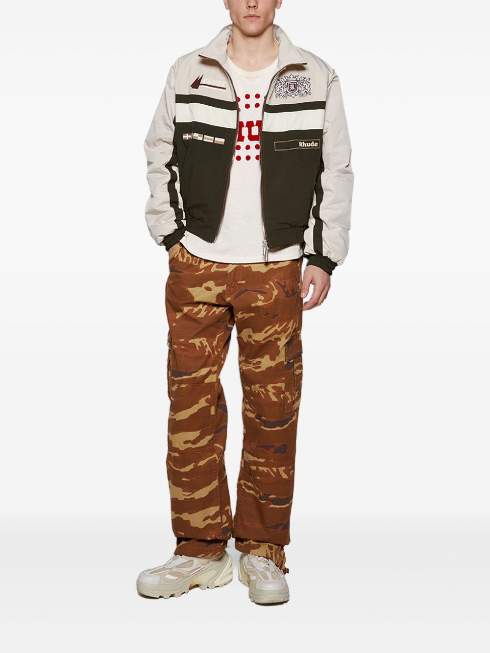 tiger camouflage-pattern trousers - 2