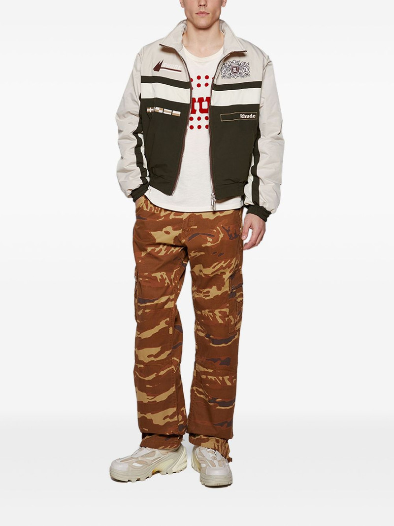 Rhude tiger camouflage-pattern trousers outlook