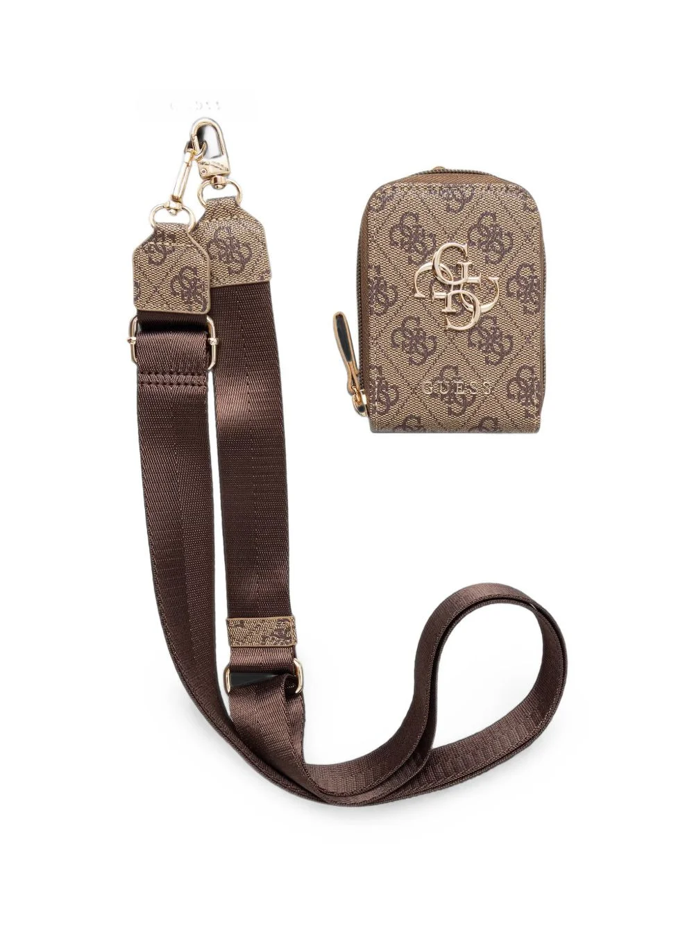 monogram-print lanyard - 1