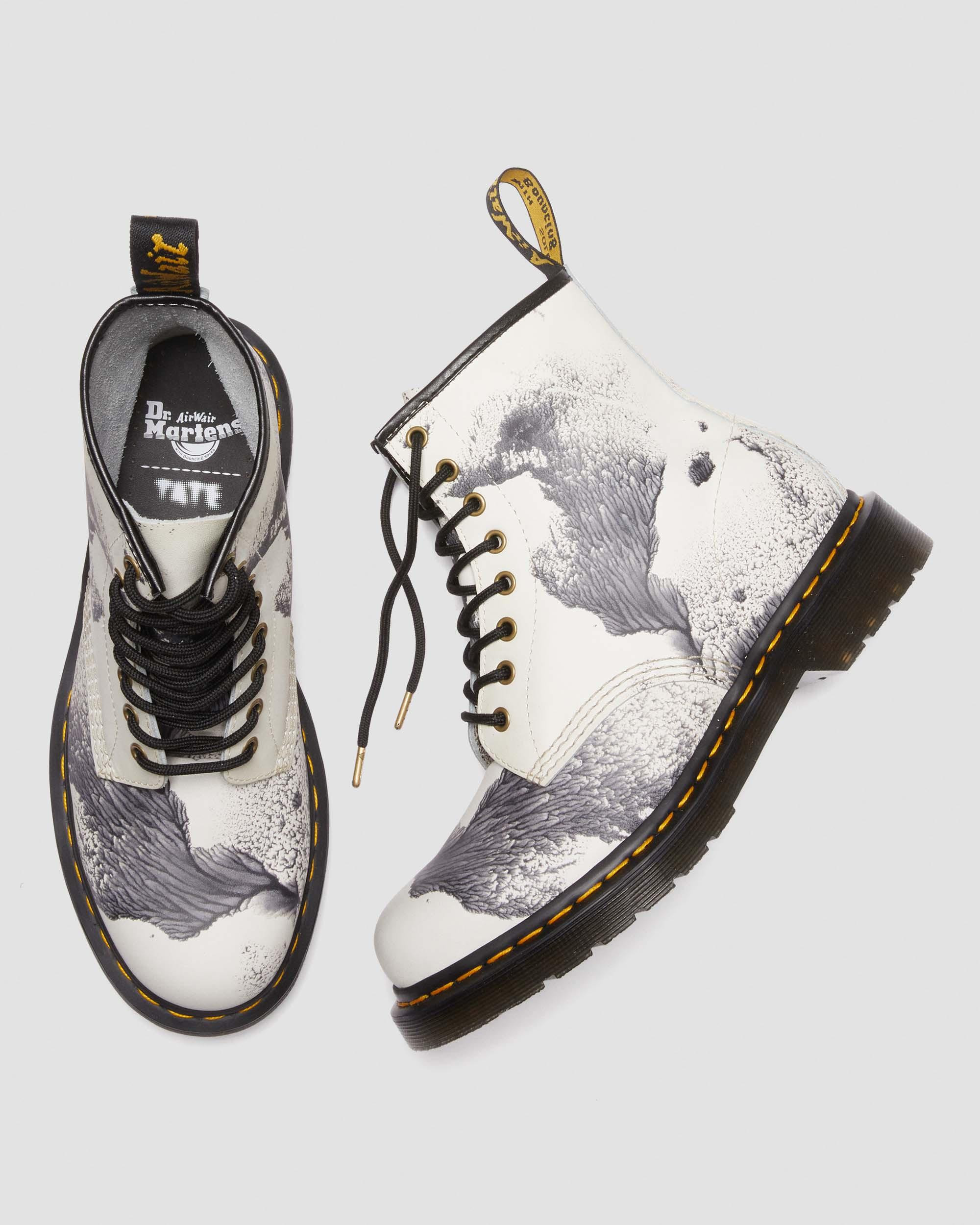 1460 Tate 'Decalcomania' Backhand Leather Lace Up Boots - 5