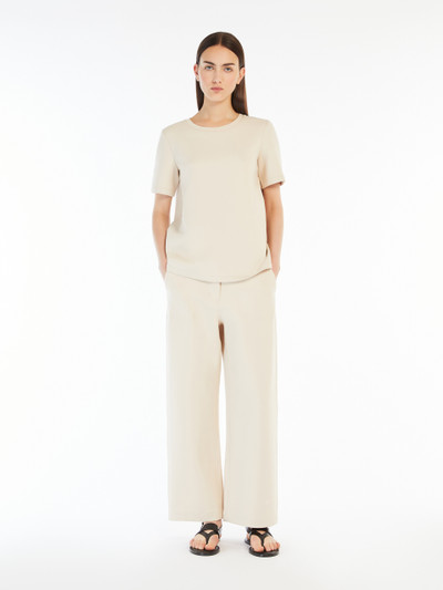 Max Mara CUPOLA Straight-fit scuba jersey trousers outlook