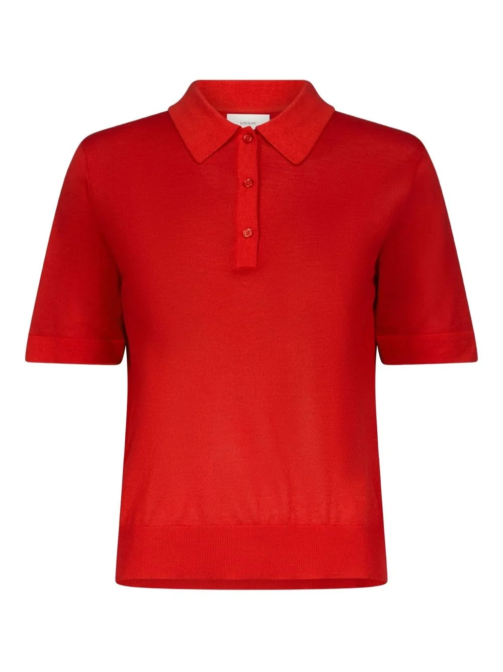 Migo button ribbed polo shirt - 1
