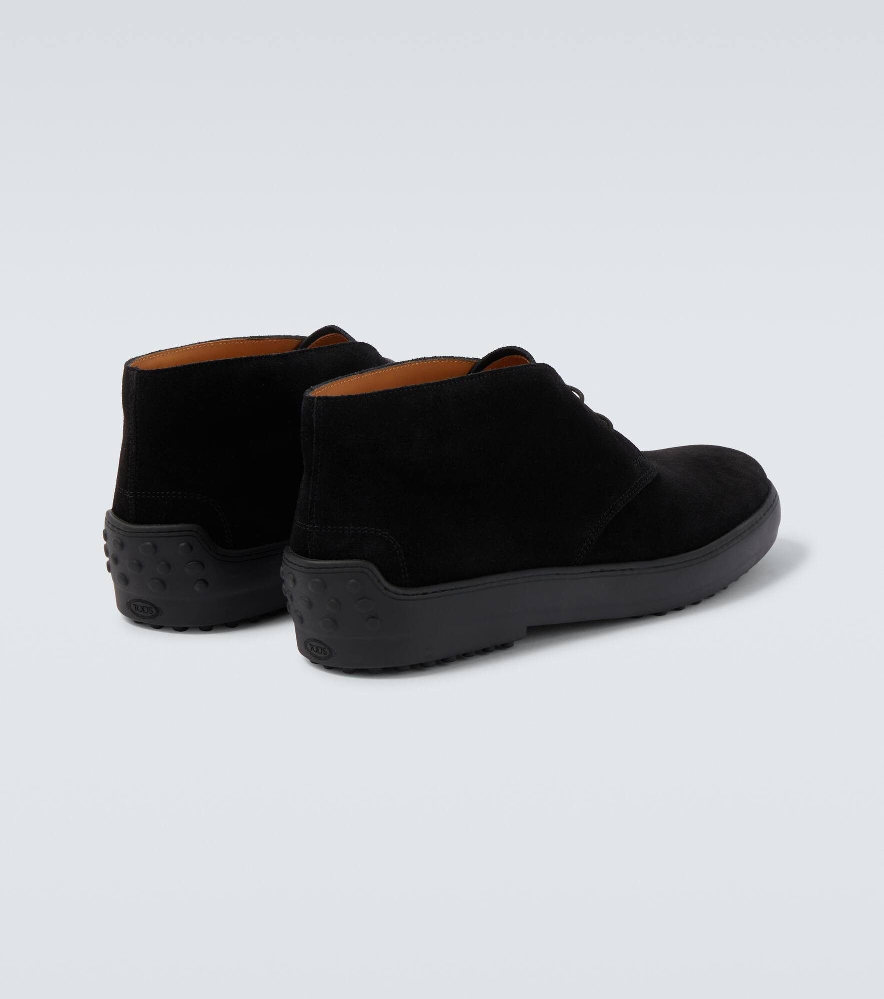 Suede lace-up boots - 6
