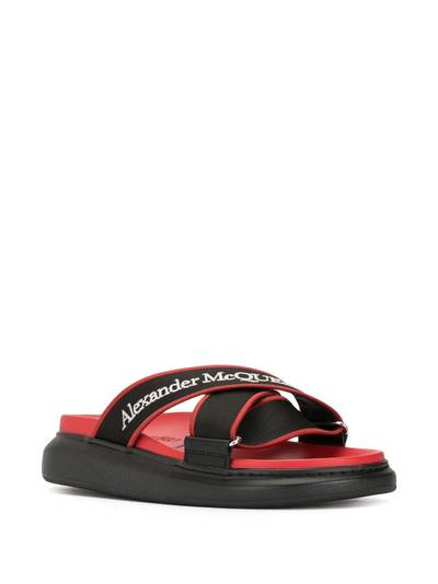 Alexander McQueen Oversized Hybrid slides outlook