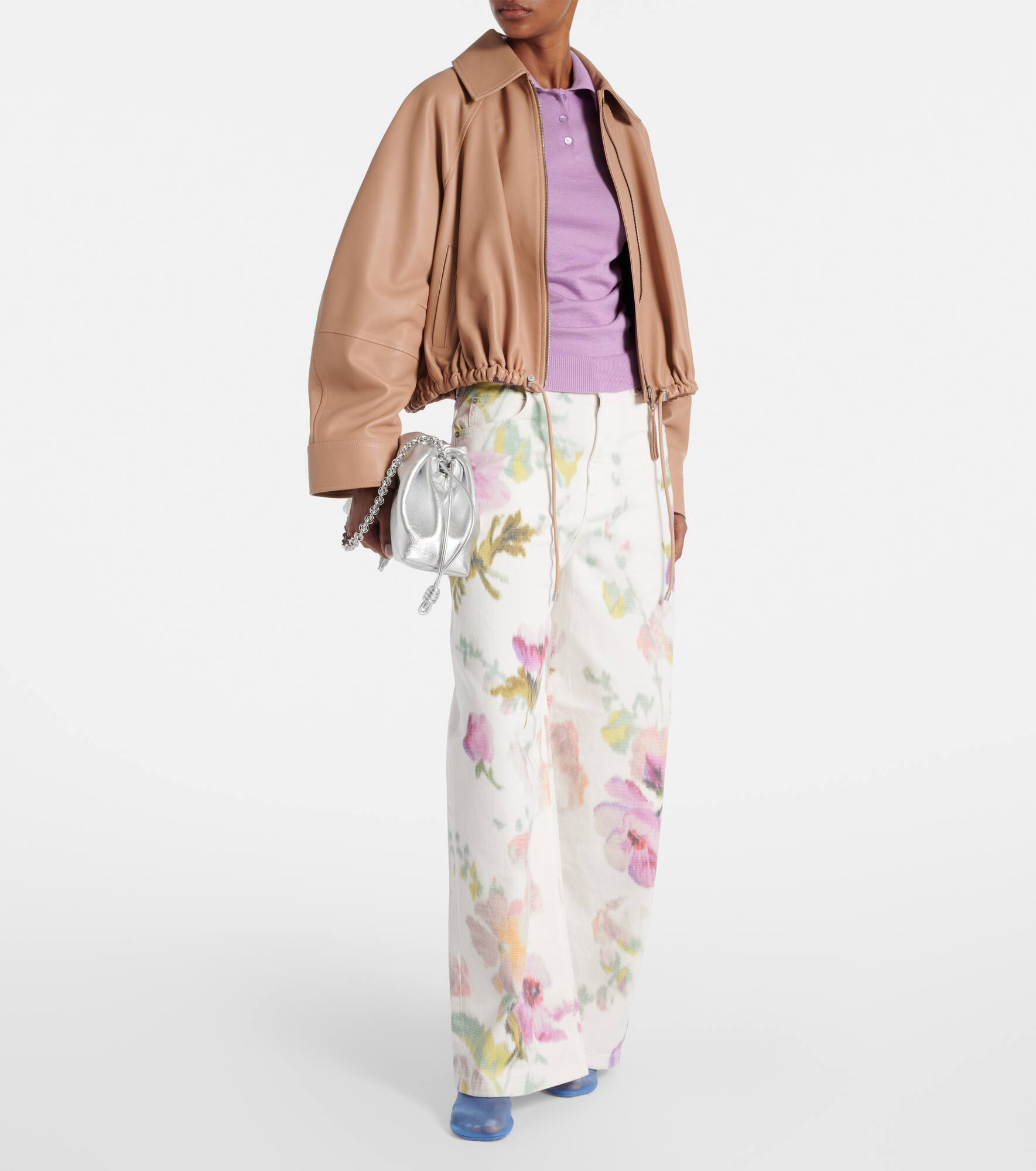 Anagram cashmere and silk polo sweater - 2